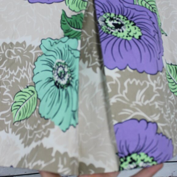 LOFT BY ANNE TAYLOR FLORAL MINI SKIRT - Picture 2 of 6